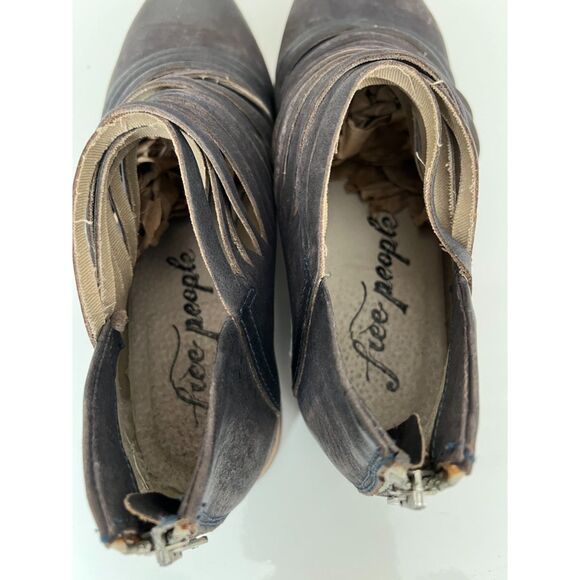 Free People Lost Valley Strappy Ankle mules with back zipper. Size 39 (8) - Picture 5 of 10
